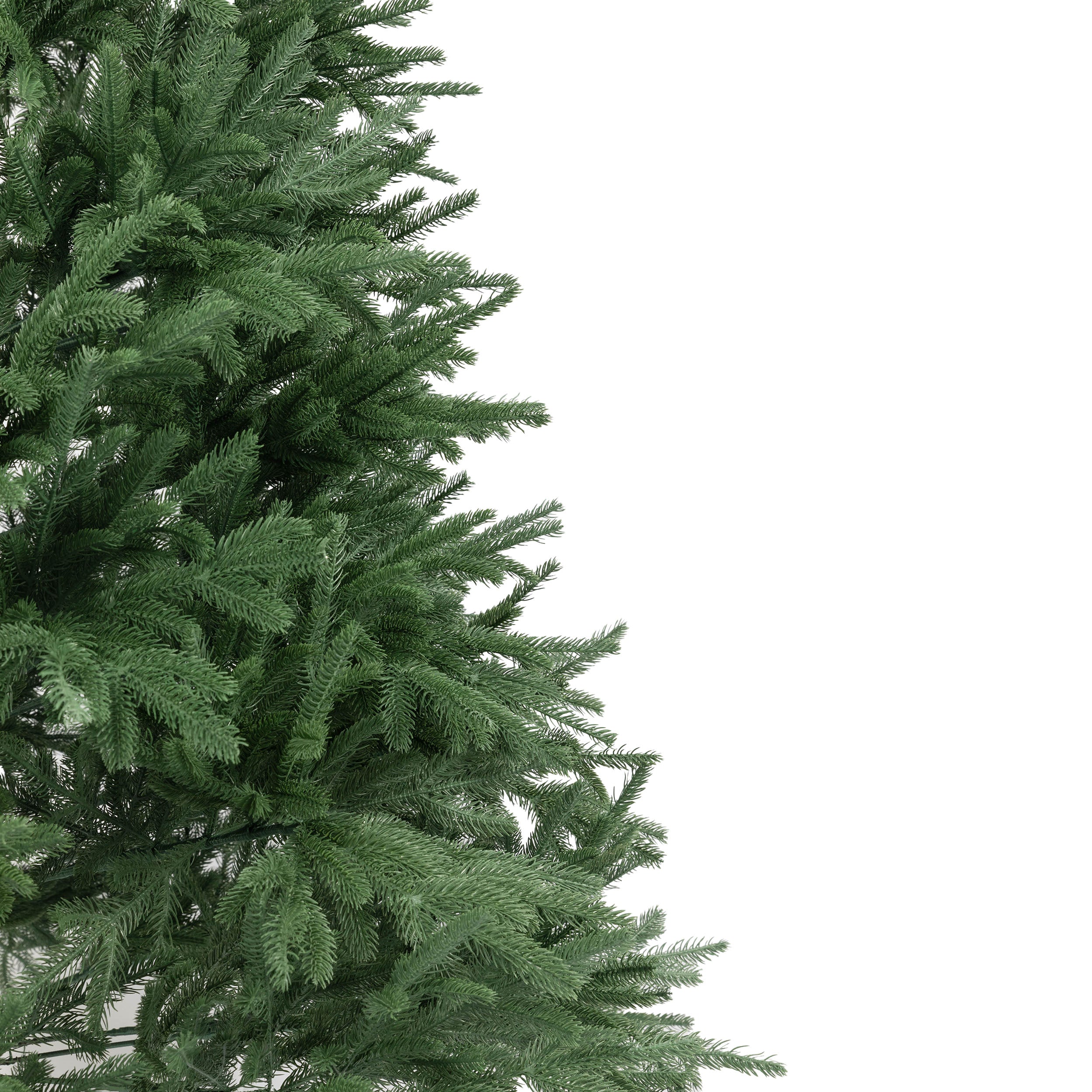 Christmas tree 100% PE material realistic look, reusable, sturdy metal stand, suitable for festive decoration